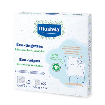 Mustela salviette lavabili 6 pezzi
