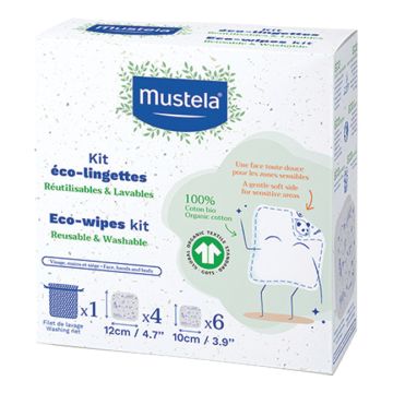 Mustela salviette lavabili 10 pezzi