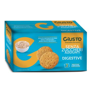 Giusto senza zucchero biscotti digestive 3 pezzi da 75 g