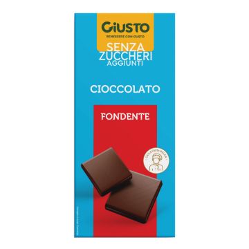 Giusto senza zucchero tavoletta cioccolato fondente 85 g