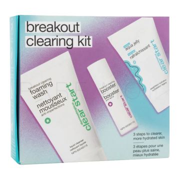 Dermalogica breakout clearing kit 2022 2 detergenti + 1 booster