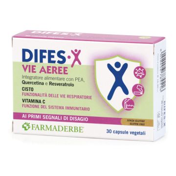 Difes x vie aeree 30 capsule