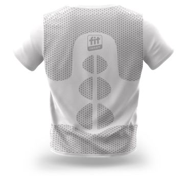 T-shirt fit therapy bianco taglia s-m