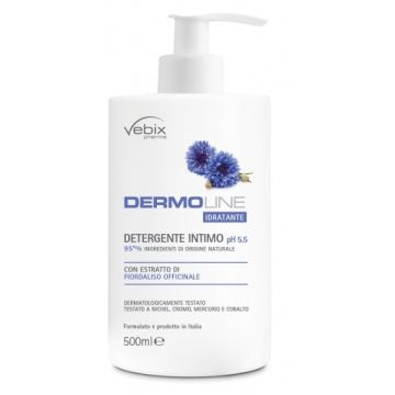 Vebix dermoline fiordaliso detergente intimo 500 ml