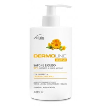 Vebix dermoline sapone liquido 300 ml Vebix dermoline sapone liquido 300 ml