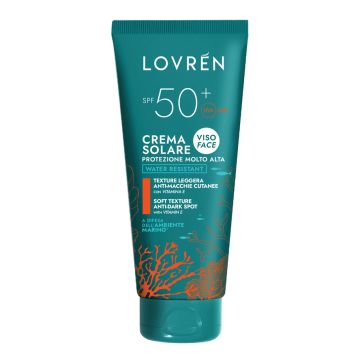 Lovren solaire crema solare viso spf50+ 50 ml