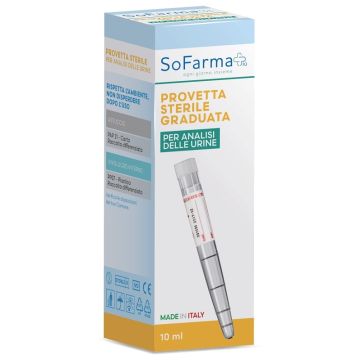 Provetta urina sofarmapiu' 10 ml