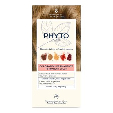 Color kit 8 biondo chiaro 1 latte 50 ml + 1 crema 50 ml + 1 maschera 12 ml