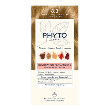 Color kit 8,3 biondo chiaro dorato 1 latte 50 ml + 1 crema 50 ml + 1 maschera 12 ml