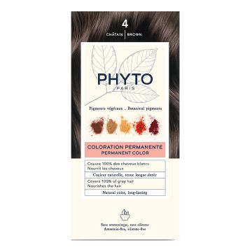 Color kit 4 castano 1 latte 50 ml + 1 crema 50 ml + 1 maschera 12 ml