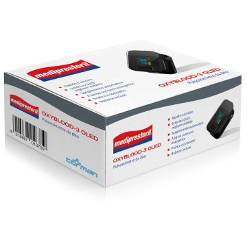 Medipresteril oxyblood-3 oled pulsossimetro da dito