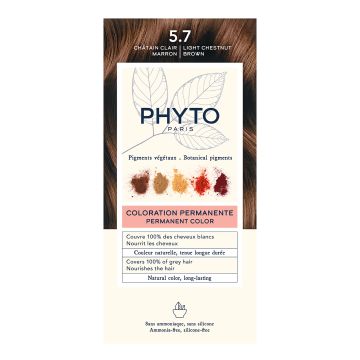 Color kit 5,7 castano chiaro tabacco 1 latte 50 ml + 1 crema 50 ml + 1 maschera 12 ml