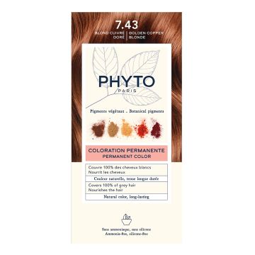 Color kit 7,43 biondo ramato dorato 1 latte 50 ml + 1 crema 50 ml + 1 maschera 12 ml