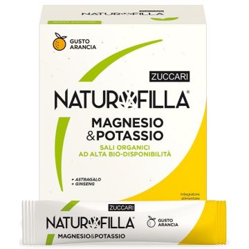 Naturofilla magnesio & potassio gusto arancia 28 stick pack