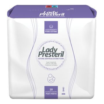 Lady presteril assorbente post parto 20 pezzi