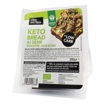 Probios keto bread con semi senza glutine 200 g