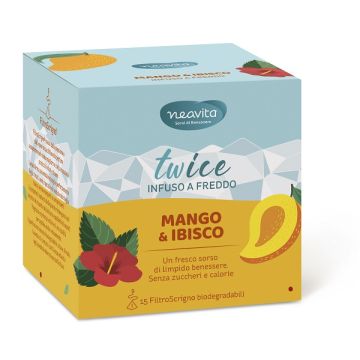 Neavita twice infuso mango e ibisco filtroscrigno 15 filtri Neavita twice infuso mango e ibisco filtroscrigno 15 filtri