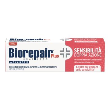 Biorepair plus advanced sensibilita' doppia azione 75 ml