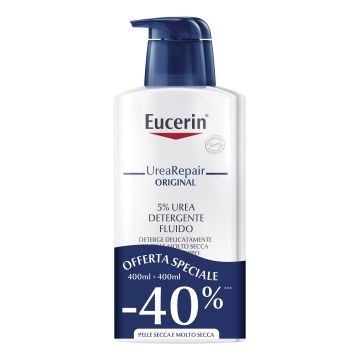 Eucerin bipaco urea 5% detergente 400 ml + 400 ml