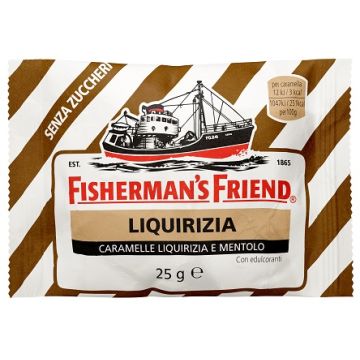 Fisherman's friend liquirizia caramelle liquirizia e mentolo senza zuccheri 25 g