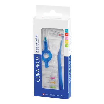 Curaprox Capsule Prime Start Mixed Pack With Capsule 06 -011 +uhs 409 + Uhs 470 Blue Holders + Caps
