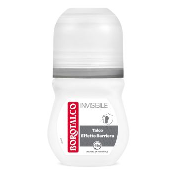 BOROTALCO - Invisibile - Deodorante Talco Effetto Barriera 50 ml Roll-on