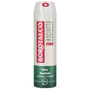 BOROTALCO - Asciutto uomo classico - deodorante senza alcol 150 ml BOROTALCO - Asciutto uomo classico - deodorante senza alcol 150 ml