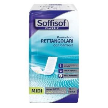 Soffisof classic pannolone rettangolare con barriera 30 pezzi