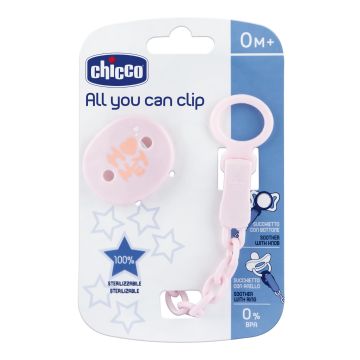 Chicco clip universale rosa