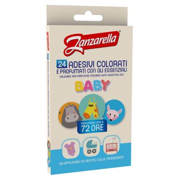 Zanzarella sticker baby 24 pezzi
