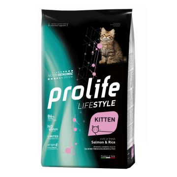 Prolife Gatto Lifestyle Kitten Salmone & Riso 1,5 Kg