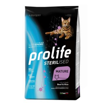 Prolife Gatto Sterilised Mature Manzo & Riso 400 Gr