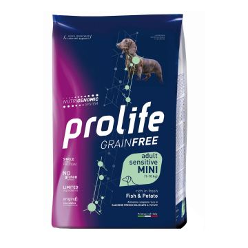 Prolife Cane Grain Free Sensitive Adulto Mini Salmone & Patate 600 Gr