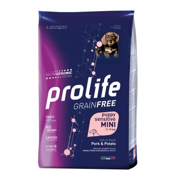 Prolife Cane Grain Free Sensitive Adulto Mini Maiale & Patate 2 Kg