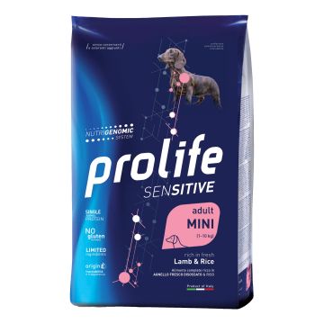 Prolife Cane Sensitive Adulto Mini Agnello & Riso 2 Kg