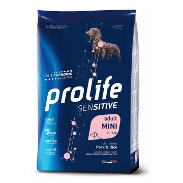Prolife Cane Sensitive Adulto Mini Maiale & Riso 2 Kg