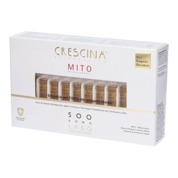Crescina ri-crescita mito 500 uomo 20 fiale 3,5 ml