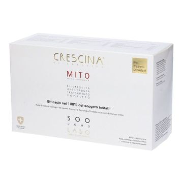 Crescina ri-crescita mito 500 uomo tc 20+20 fiale 3,5 ml