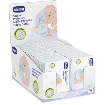 Chicco sacchetti profumati pannolini 50 pezzi