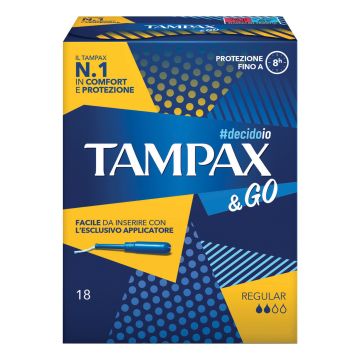 Tampax &go regular 18 pezzi