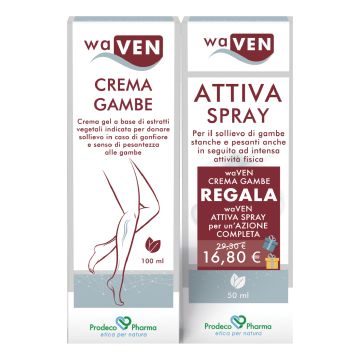 Waven crema gambe 100 ml + attiva spray 50 ml