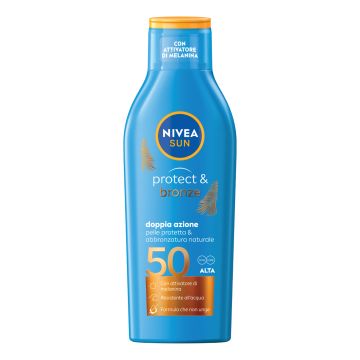 Nivea sun protect & bronze latte solare fp50 200 ml