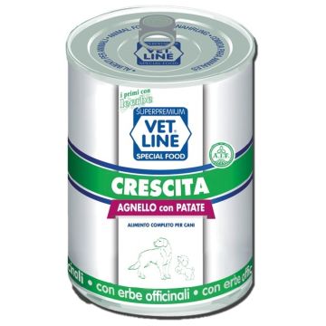 Vet line crescita agnello con patate 400 g Vet line crescita agnello con patate 400 g