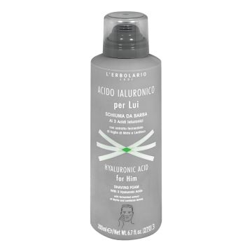 Acido ialuronico per lui schiuma da barba 200 ml