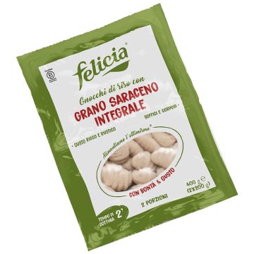 Felicia gnocchi di riso con grano saraceno integrale 400 g