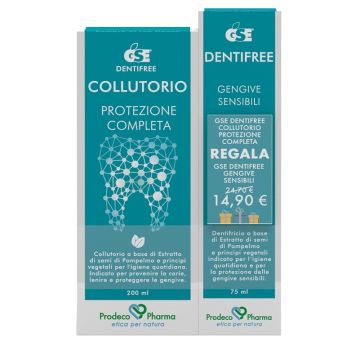 Gse dentifree collutorio regala gengive sensibili 200 ml + 75 ml
