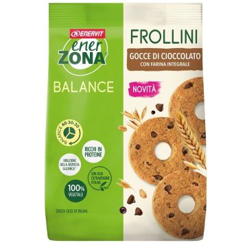 Enerzona Frollino Integrale Con Gocce Di Cioccolato 250 g