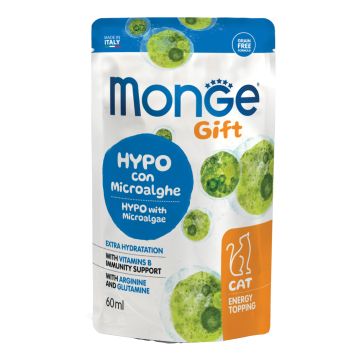 Monge cat energy topping gift hypo con microalghe 60 ml Monge cat energy topping gift hypo con microalghe 60 ml