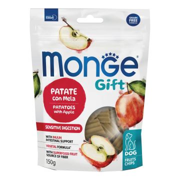 Monge dog fruit chips gift sensitive digestion patate con mela 150 g