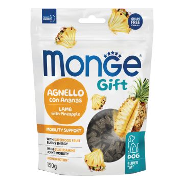 Monge dog super m gift mobility support agnello con ananas 150 g